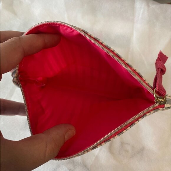 ⭐ 3/$15 Ipsy Makeup Bag Bundle Lot Tropical Green Leaf White Striped Gold Sequin - Picture 8 of 8